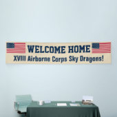 Banderoles USA Flag Desert Welcome Home Custom Banner (Salon professionnel)