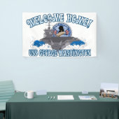 Banderoles USS George Washington - maison bienvenue (Salon professionnel)