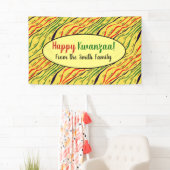Banderoles Vacances de Kwanzaa personnalisées (En situation)