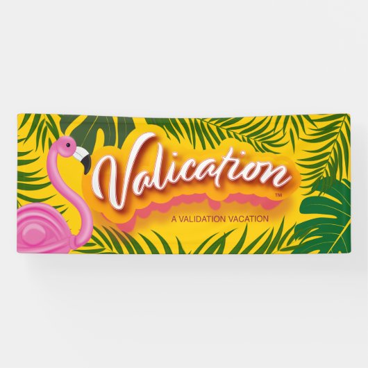 Banderoles Vacances de validation Pinky (Horizontal)