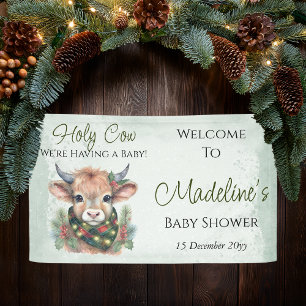 Banderoles Vacances d'hiver Highland Holy Cow Baby shower