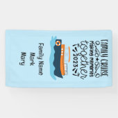 Banderoles Vacances voyage de l'équipe de croisière familiale (Horizontal)