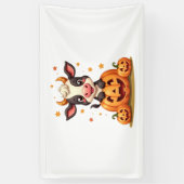 Banderoles Vache citrouille Patch (Vertical)