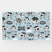 Banderoles Vache et lait (Horizontal)