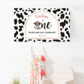 Banderoles vache mignonne fêtons ça (En situation)