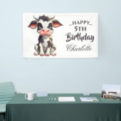 Banderoles Vache noire douce (Salon professionnel)