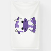 Banderoles Vache pourpre T-shirt surdimensionné_1 (Vertical)