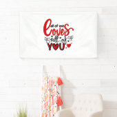 Banderoles Valentine Art All Me Aime Tous (En situation)