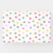 Banderoles Valentines Day Candy Hearts Motif (Horizontal)