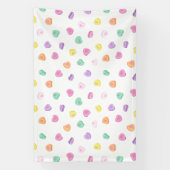 Banderoles Valentines Day Candy Hearts Motif (Verticale)