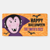 Banderoles Vampire Dracula Bats Enfants Joli Halloween (Horizontal)