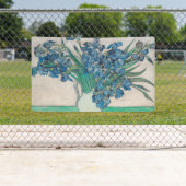 Banderoles Van Gogh Iris Vase Peinture Impressionnisme (En situation)