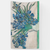 Banderoles Van Gogh Iris Vase Peinture Impressionnisme (Vertical)