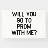 Banderoles Vas-Tu Aller au bal de promo avec moi ? Promposal (Horizontal)