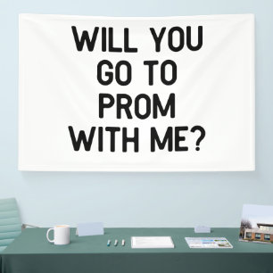 Banderoles Vas-Tu Aller au bal de promo avec moi ? Promposal