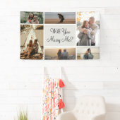 Banderoles Vas-tu m'épouser | 6 Collage de photos de proposit (En situation)