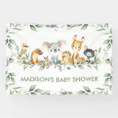 Banderoles Végétation Animaux australiens Baby shower Anniver (Horizontal)