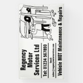 Banderoles Vehicle Maintenance Garage (Verticale)