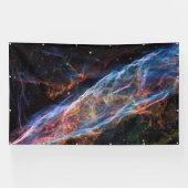 Banderoles Veil Nebula Supernova Reste Télescope Hubble (Horizontal)