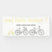 Banderoles Vélo jaune (Horizontal)