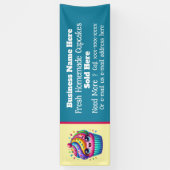 Banderoles Vendeurs de Cupcakes maison (Vertical)