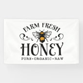 Banderoles Vendeurs de miel frais (Horizontal)