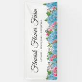 Banderoles Vente de fleurs à la ferme Fleur fraîche (Vertical)