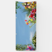 Banderoles vente de fleurs vierges (Vertical)