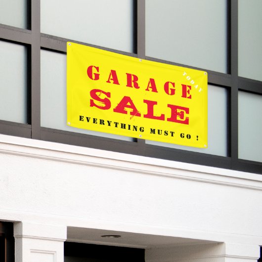 Banderoles VENTE DE Garage (Bâtiment extérieur)