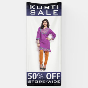 Banderoles Vente de Kurti de mode pour femmes indiennes perso