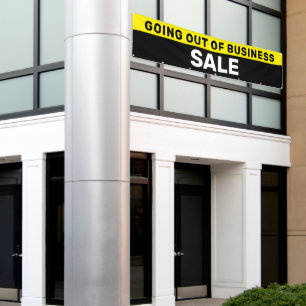 Banderoles Vente de liquidation totale grande