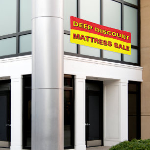 Banderoles Vente de matelas à gros rabais personnalisée grand