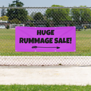 Banderoles Vente De Rummage Énorme ! Bonnet lumineux