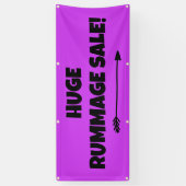 Banderoles Vente De Rummage Énorme ! Bonnet lumineux (Vertical)