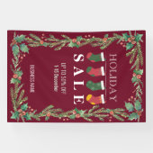 Banderoles Vente de vacances Fleurs de Noël Annonces commerci (Horizontal)