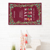 Banderoles Vente de vacances Fleurs de Noël Annonces commerci (Insitu)