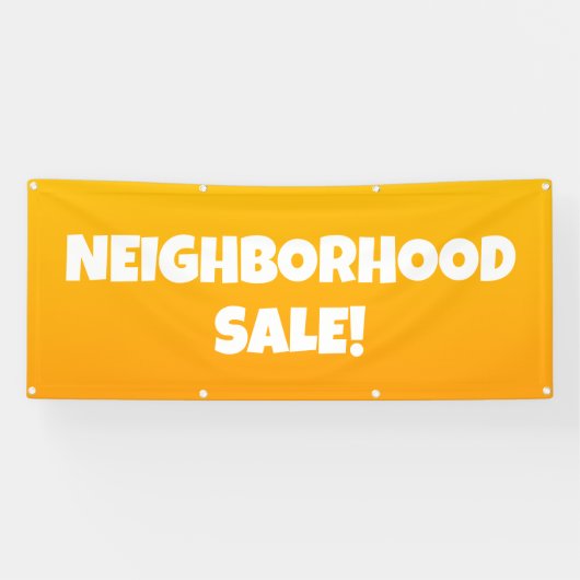 Banderoles VENTE DU QUARTIER ! Bonnet lumineux (Horizontal)