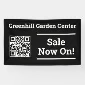 Banderoles Vente maintenant avec code QR (Horizontal)