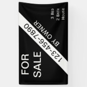 Banderoles Vente Par Propriétaire Vente Maison (Vertical)