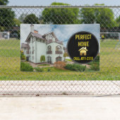 Banderoles Ventes immobilières Parfait Accueil (En situation)