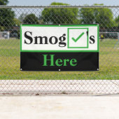 Banderoles Vérifications modernes du smog (En situation)