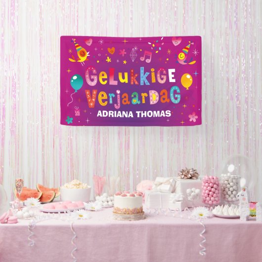 Banderoles verjaardag (Fête)