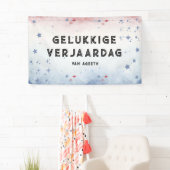 Banderoles verjaardag (En situation)