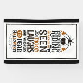 Banderoles Vers Halloween (Horizontal)