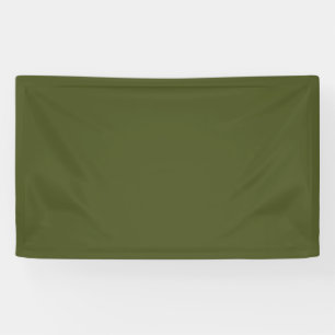 Banderoles Vert de l'armée (couleur solide)