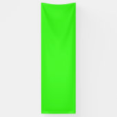 Banderoles vert néon couleur (Vertical)