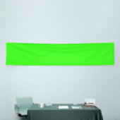 Banderoles vert néon couleur (Salon professionnel)