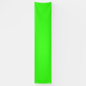 Banderoles vert néon couleur (Vertical)