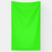 Banderoles vert néon couleur (Vertical)