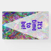 Banderoles Very colorfully abstract forms art 1 (Horizontal)